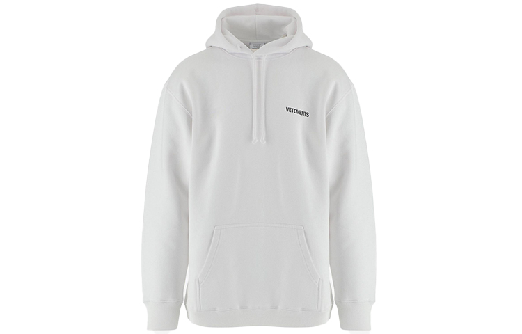 Vetements Small Logo Oversized Hoodie Unisex White UAH21TR535-WHITE