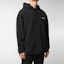 Sizing Vetements Hoodie Logo Kecil Unisex Hitam UAH21TR535-BLACK