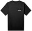 Lookbook Vetements Baju-T Hitam Unisex Lengan Pendek Logo Kecil. UAH21TR501-BK