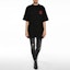 Lookbook Vetements SS21 Baju-T Hitam Oversaiz Lelaki dengan Grafik Cetakan. WAH18TR1-BLACK