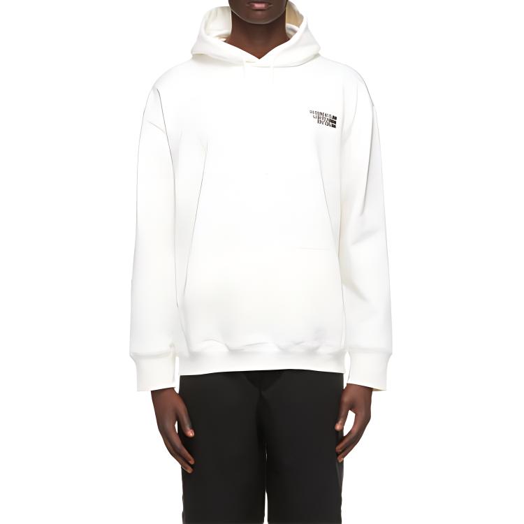 Vetements SS21 Logo Embroidered Hoodie White 211669M202002
