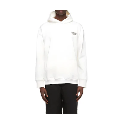 Vetements SS21 Logo Embroidered Hoodie White 211669M202002