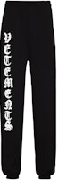 Vetements SS22 Letter Logo Print Jogger Sweatpants Black (). UE52PA180B-1601 Vetements SS22 Letter Logo Print Jogger Sweatpants Black (). UE52PA180B-1601