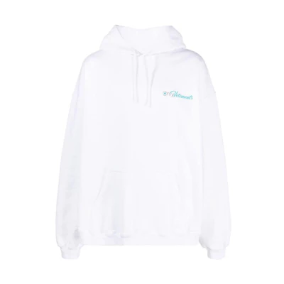 Vetements SS23 Letter Print White Hoodie Casual Style UA63HD161W-1302