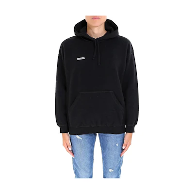 Vetements SS23 Plain Pullover Hoodie Fashion - Black WAH19TR107-BLACK