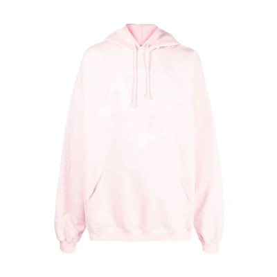 Vetements SS23 Plain Pullover Hoodie Pink UA53HD340P