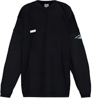 Vetements SS24 Black Loose-Fit Letter Print Pullover Sweatshirt UA65LS320B-BLACK Vetements SS24 Black Loose-Fit Letter Print Pullover Sweatshirt UA65LS320B-BLACK