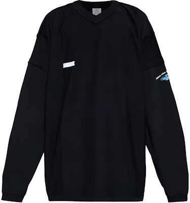 Vetements SS24 Black Loose-Fit Letter Print Pullover Sweatshirt UA65LS320B-BLACK Buy Vetements SS24 Black Loose-Fit Letter Print Pullover Sweatshirt UA65LS320B-BLACK