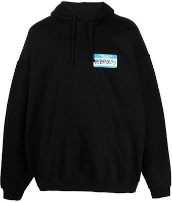 Vetements 男女黑色Logo印花紋理針織長袖上衣。 UE64HD900B Order Vetements 男女黑色Logo印花紋理針織長袖上衣。 UE64HD900B