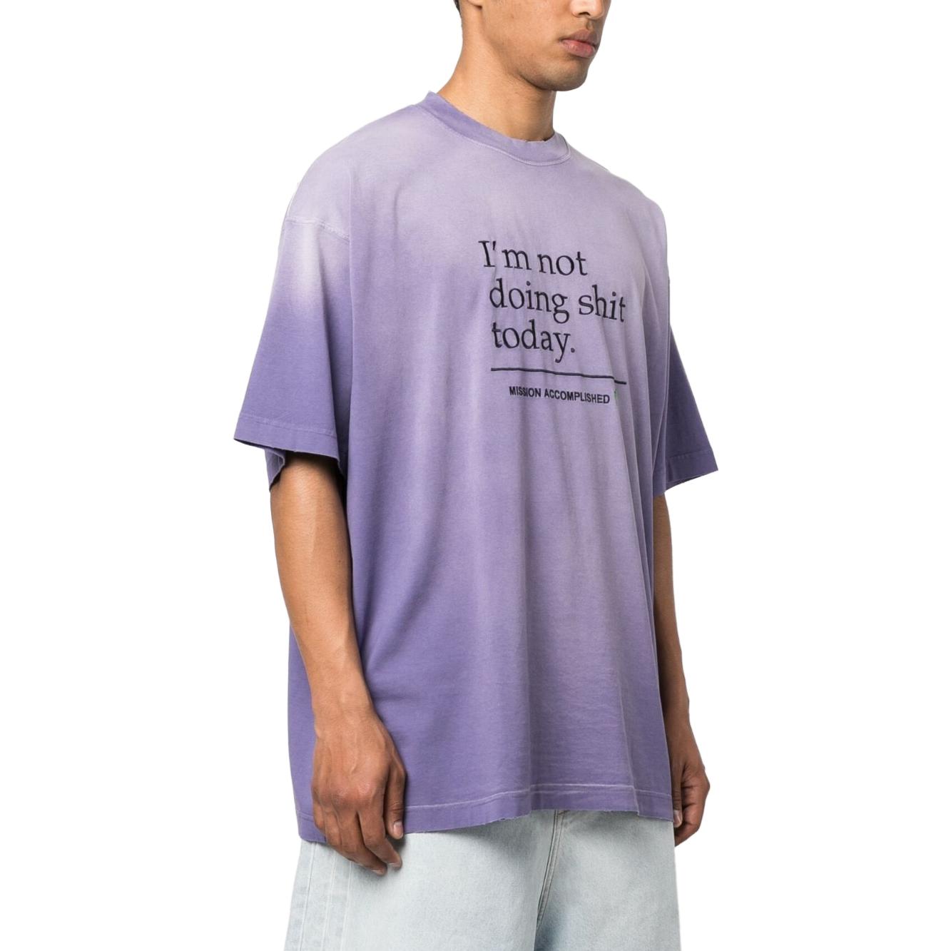 Purchase 베트멍 유니섹스 퍼플 그라데이션 크루넥 반팔 티셔츠. UE63TR320L-LILAC