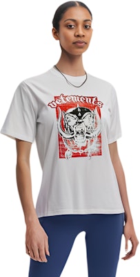 Vetements Kemeja-T Putih Unisex dengan Cetakan Huruf Tengkorak UAH21TR6671611 Sizing Vetements Kemeja-T Putih Unisex dengan Cetakan Huruf Tengkorak UAH21TR6671611