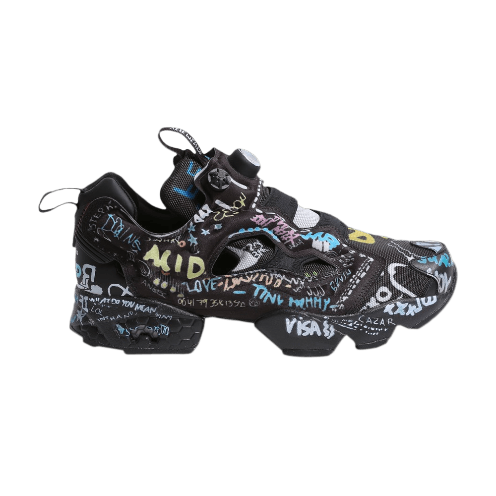 Vetements x Reebok InstaPump Fury 'Graffiti - Black' UAH21SN244-1385