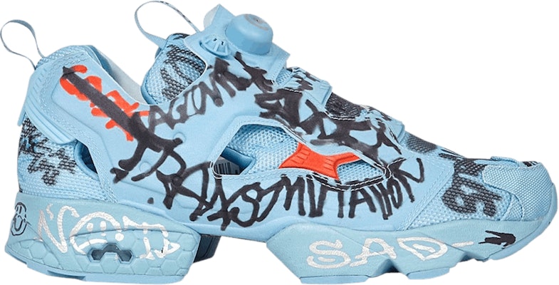 Reebok insta pump fury vetements best sale graffiti