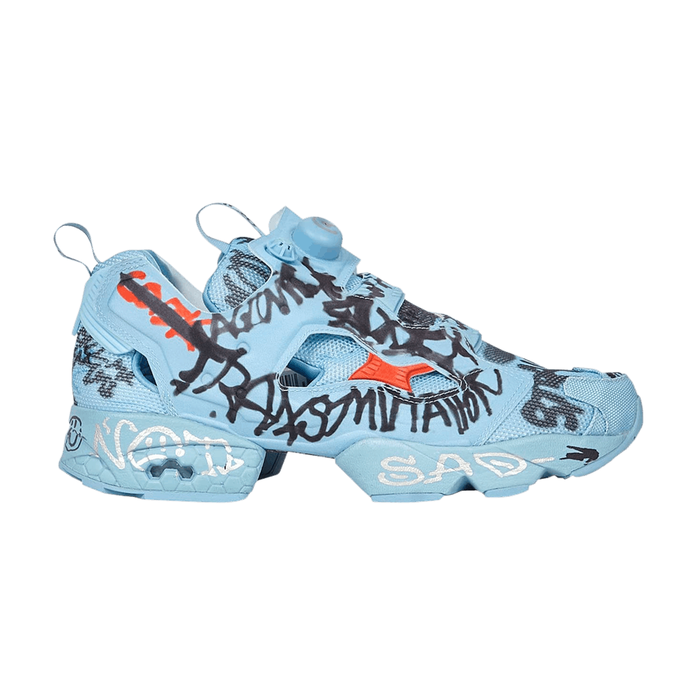 Vetements x Reebok InstaPump Fury 'Graffiti - Blue' UAH21SN244-BLUE