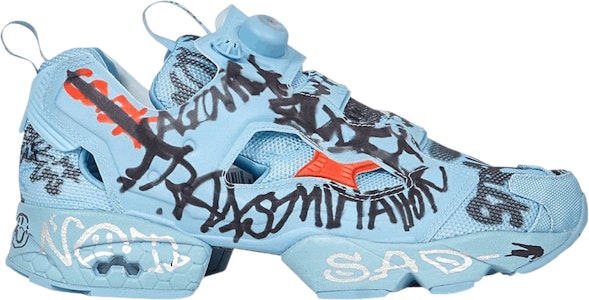 Vetements x Reebok InstaPump Fury 'Graffiti - Biru' UAH21SN244-BLUE Buy Vetements x Reebok InstaPump Fury 'Graffiti - Biru' UAH21SN244-BLUE
