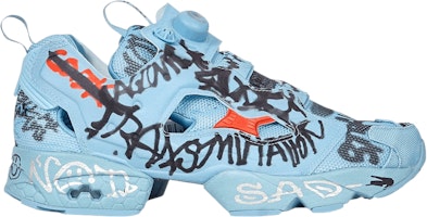 Vetements x Reebok InstaPump Fury 'Graffiti - Blue' UAH21SN244-BLUE Vetements x Reebok InstaPump Fury 'Graffiti - Blue' UAH21SN244-BLUE