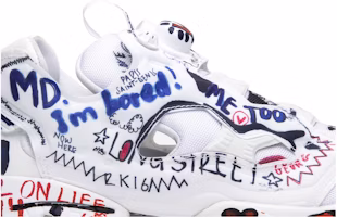 Vetements x Reebok InstaPump Fury 'Graffiti - Putih' BS7031 Order Vetements x Reebok InstaPump Fury 'Graffiti - Putih' BS7031