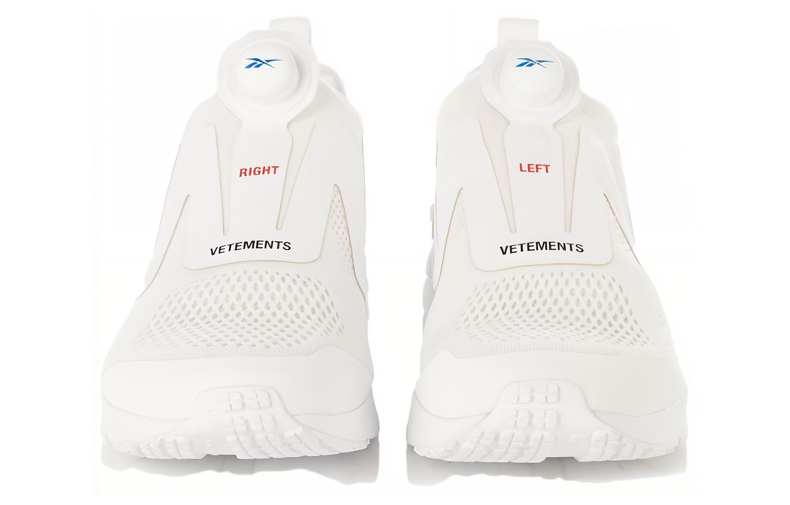 Lookbook ヴェトモン×リーボック ポンプ シュプリーム 白 BS7042