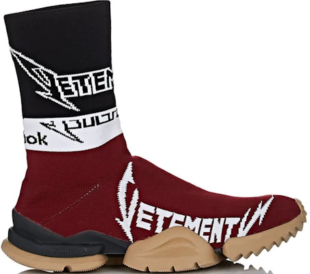 Vetements x Reebok 運動襪靴「酒紅黑」CN7274 Buy Vetements x Reebok 運動襪靴「酒紅黑」CN7274
