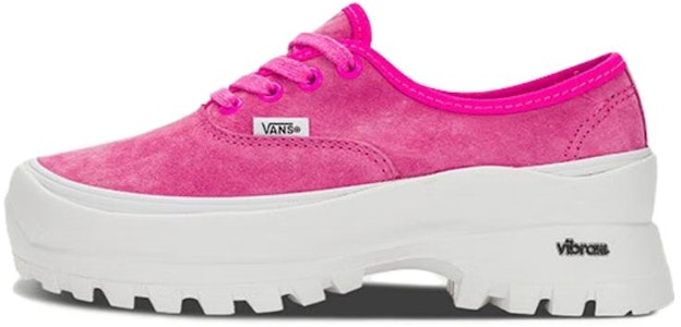 vibram x Vans Authentic 減震耐磨 低筒 滑板鞋 男女同款 玫瑰紅色 Buy vibram x Vans Authentic 減震耐磨 低筒 滑板鞋 男女同款 玫瑰紅色