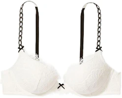 Victoria's Secret Lace Push-Up Bra Coconut White V-Shaped Bralette. 11200969-34Y5 Victoria's Secret Lace Push-Up Bra Coconut White V-Shaped Bralette. 11200969-34Y5