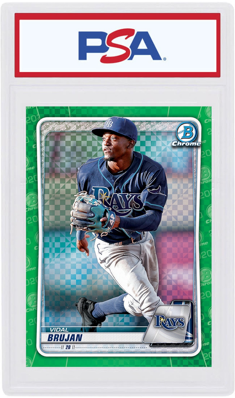 Vidal Brujan 2020 Bowman Chrome X Green X-Fractor /31 #BCP-241