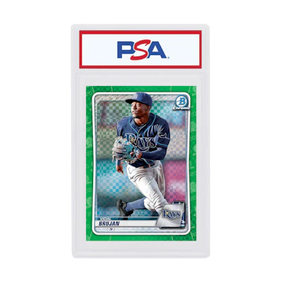 Vidal Brujan 2020 Bowman Chrome X Green X-Fractor /31 #BCP-241