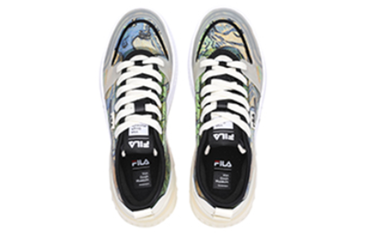 Lookbook 梵谷博物館 x FILA 斐樂 MIX Van Gogh 龍鱗 潮流休閒 低幫 板鞋 男款 凍露色