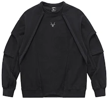 VIP Streetwear Flight Tech Layered Pullover Crewneck Sweatshirt Unisex VP22345 VIP Streetwear Flight Tech Layered Pullover Crewneck Sweatshirt Unisex VP22345