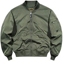 VIP Streetwear Plain Bomber Jacket Unisex Loose Fit Pilot Style Outerwear V21CJK039 VIP Streetwear Plain Bomber Jacket Unisex Loose Fit Pilot Style Outerwear V21CJK039