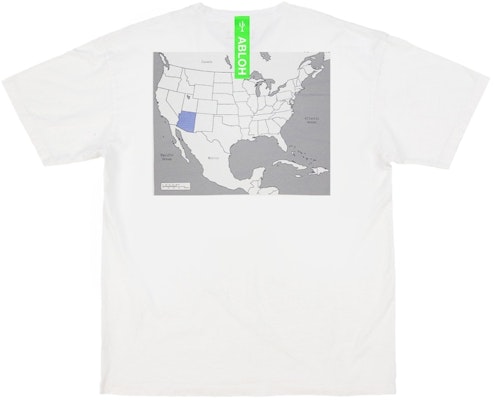 Virgil Abloh Canary Yellow Arizona "Swing State" T-Shirt White Buy Virgil Abloh Canary Yellow Arizona "Swing State" T-Shirt White