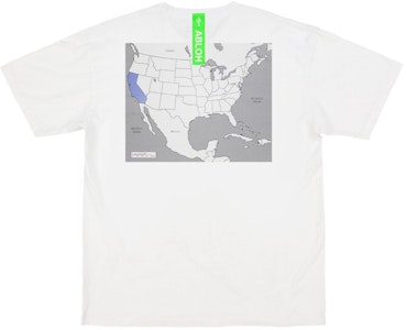 Virgil Abloh Canary Yellow California "Swing State" T-Shirt Putih Buy Virgil Abloh Canary Yellow California "Swing State" T-Shirt Putih