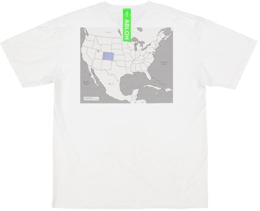 Virgil Abloh Canary Yellow Colorado "Swing State" Kaos Putih Buy Virgil Abloh Canary Yellow Colorado "Swing State" Kaos Putih