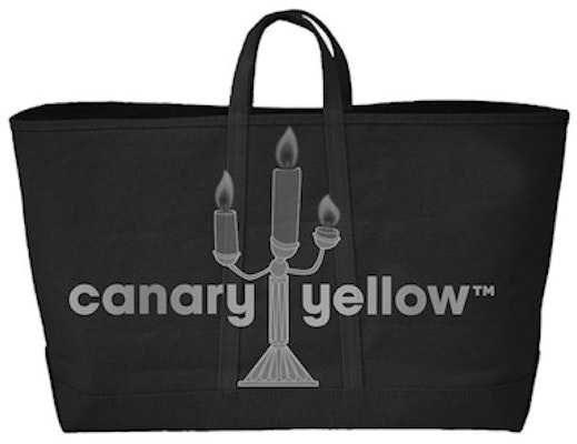 Virgil Abloh Canary Yellow Tote Bag Black Buy Virgil Abloh Canary Yellow Tote Bag Black