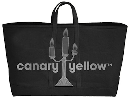 Virgil Abloh Canary Yellow Tote Bag Black Order Virgil Abloh Canary Yellow Tote Bag Black