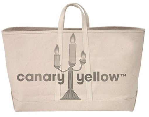 Virgil Abloh Canary Yellow Tote Bag White Buy Virgil Abloh Canary Yellow Tote Bag White