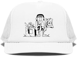 Virgil Abloh Canary Yellow x Caveman Cap White Virgil Abloh Canary Yellow x Caveman Cap White