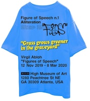 Virgil Abloh Canary Yellow x FOS Alliteration VAA AMO Towers T-Shirt Baby Blue Virgil Abloh Canary Yellow x FOS Alliteration VAA AMO Towers T-Shirt Baby Blue