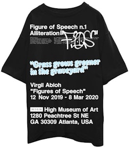 Virgil Abloh 蜜蜂场黄 x FOS 重叠 VAA AMO 峰楼黑色T恤 Buy Virgil Abloh 蜜蜂场黄 x FOS 重叠 VAA AMO 峰楼黑色T恤