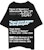 Virgil Abloh Canary Yellow x FOS Alliteration VAA AMO Towers T-Shirt Black