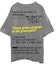 Buy Virgil Abloh Canary Yellow x FOS Alliteration VAA AMO Towers T-Shirt Grey