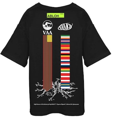 Virgil Abloh Canary Yellow x FOS Alliteration VAA AMO Towers T-Shirt Black Order Virgil Abloh Canary Yellow x FOS Alliteration VAA AMO Towers T-Shirt Black