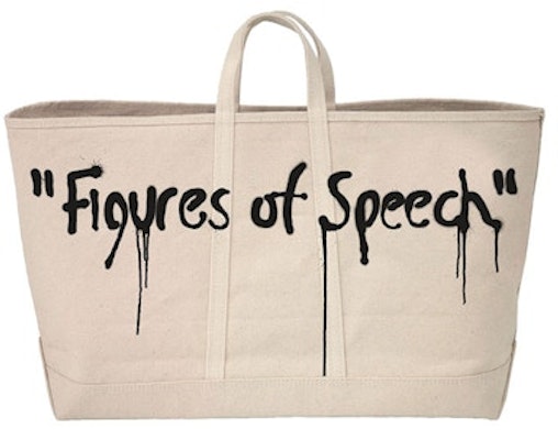 Virgil Abloh Canary Yellow x FOS Tote Bag White Order Virgil Abloh Canary Yellow x FOS Tote Bag White