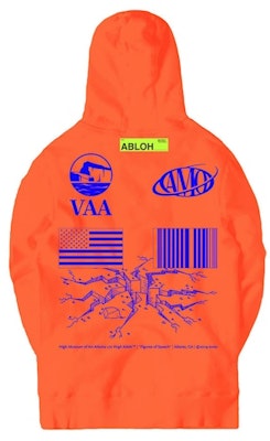 Virgil Abloh Canary Yellow x FOS VAA AMO Hoodie Orange Order Virgil Abloh Canary Yellow x FOS VAA AMO Hoodie Orange