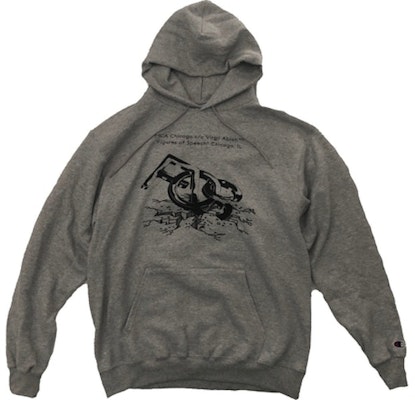 Virgil Abloh MCA Figures Of Speech Flags (Blue Text) Hoodie Heather Grey Buy Virgil Abloh MCA Figures Of Speech Flags (Blue Text) Hoodie Heather Grey