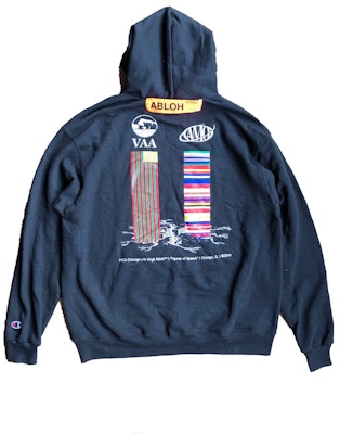 Virgil Abloh MCA Figures Of Speech Flags (White Text) Hoodie Black Order Virgil Abloh MCA Figures Of Speech Flags (White Text) Hoodie Black