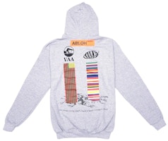 Virgil Abloh MCA Figures Of Speech Flags Hoodie Heather Grey Virgil Abloh MCA Figures Of Speech Flags Hoodie Heather Grey