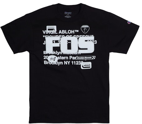 Virgil Abloh x Brooklyn Museum "Figures of Speech" T-shirt 'Black' Buy Virgil Abloh x Brooklyn Museum "Figures of Speech" T-shirt 'Black'