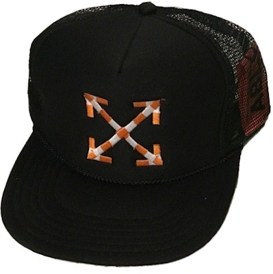 Virgil Abloh x MCA Figures of Speech Arrows Trucker Hat Black Buy Virgil Abloh x MCA Figures of Speech Arrows Trucker Hat Black