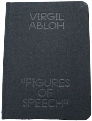 Virgil Abloh x MCA Figures of Speech Notebook Black Buy Virgil Abloh x MCA Figures of Speech Notebook Black